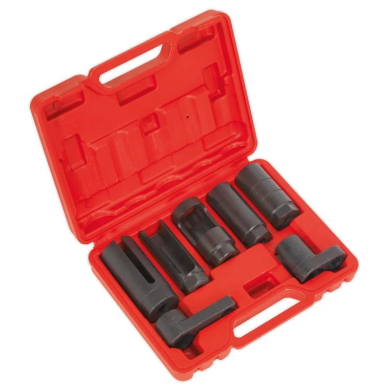 Sealey Oxygen Sensor Socket Set 7pc 3/8" & 1/2" Drive